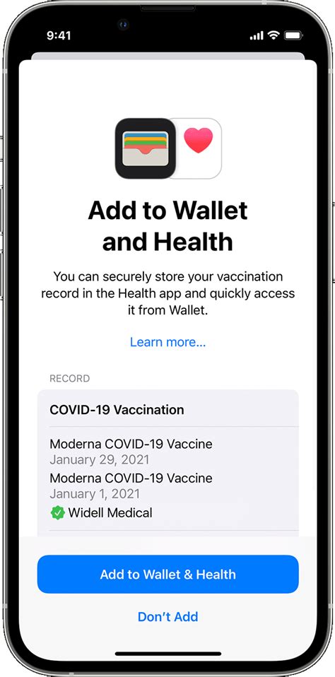 add smart health card to iphone|apple health add covid records.